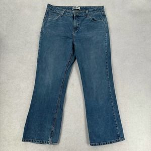 Levi's Blue Jeans Bootcut Mid Rise Ladies Denim Womens 14 Short 34X28‎